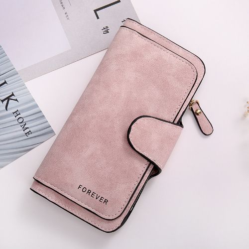 BYLD Women's Long Multi-Card Wallet Soft Leather Clutch Cash ID Credit Holder Bag Lady Purse Phone Handbag