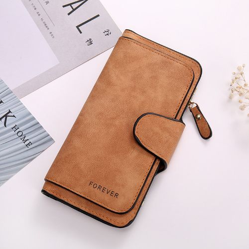 BYLD Women's Long Multi-Card Wallet Soft Leather Clutch Cash ID Credit Holder Bag Lady Purse Phone Handbag