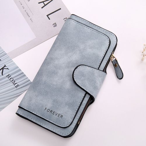 BYLD Women's Long Multi-Card Wallet Soft Leather Clutch Cash ID Credit Holder Bag Lady Purse Phone Handbag