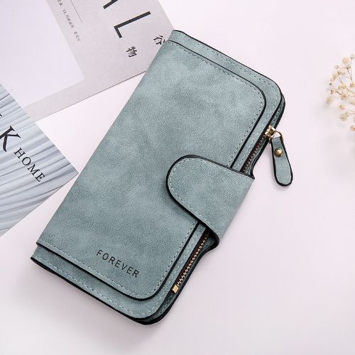 BYLD Women's Long Multi-Card Wallet Soft Leather Clutch Cash ID Credit Holder Bag Lady Purse Phone Handbag