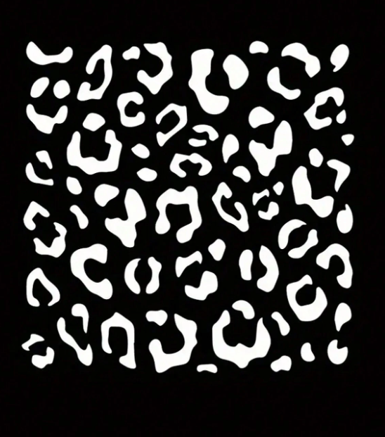 Chic Leopard Print Waterproof Vinyl Decals - Car Stickers for side Mirrors & Windows - Durable Easy-Apply Vehicle Accessories - Trendy Animal Print Decals for Various Surfaces - Fashion Car Decorative