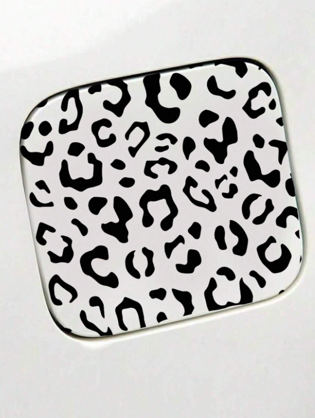 Chic Leopard Print Waterproof Vinyl Decals - Car Stickers for side Mirrors & Windows - Durable Easy-Apply Vehicle Accessories - Trendy Animal Print Decals for Various Surfaces - Fashion Car Decorative