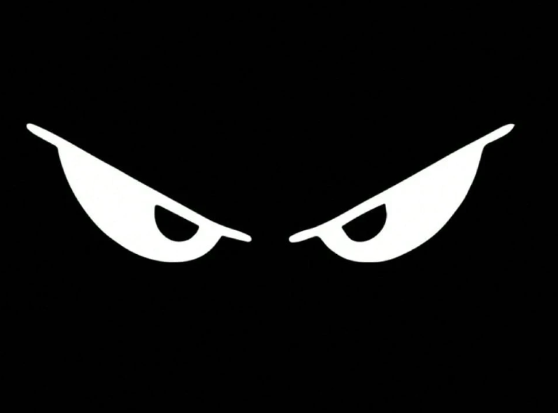 2pc Angry Eyes Car Sticker - Waterproof Vinyl Decal For Bumper Side Mirror Hood - Funny Car Decoration Kenya
