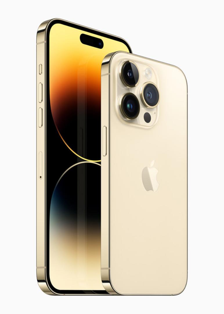 Preloved iPhone 14 Pro Used like new, 6.1", 256GB + 6GB RAM Single SIM+ Hybrid E -sim 3200mAh, (🔋88%) FaceID Active✅️- Black/ Gold