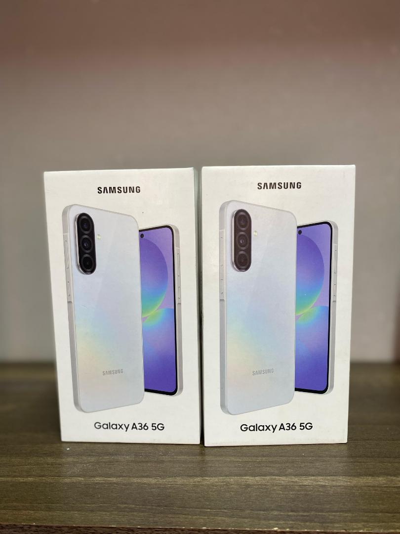 BRANDNEW Samsung Galaxy A36 5G..2yrs Warr. 256/8GB RAM 6.7" 120Hz AMOLED Display 50MP Triple Camera Android 15 Snapdragon 6 Gen 3 45W 5000mAh IP67 Dust Water Resistant Type-C Charge Smart Phones phone
