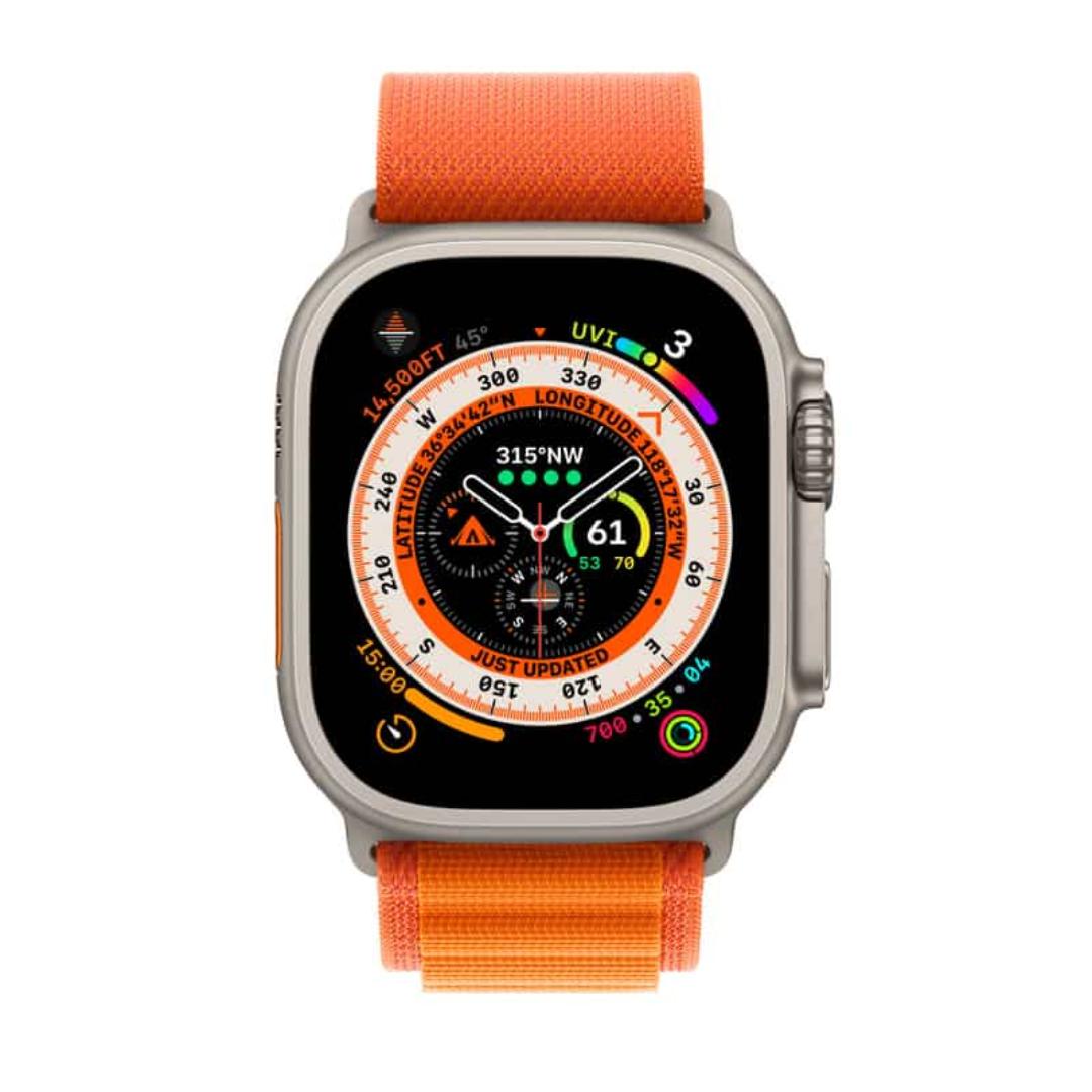 Apple Watch Ultra 1 – Rugged Power on Your Wrist.
49mm Retina Display • Dual-GPS • 36-Hour Battery • Titanium Body • 100m Water Resistance • All-Day Health & Fitness Tracking.