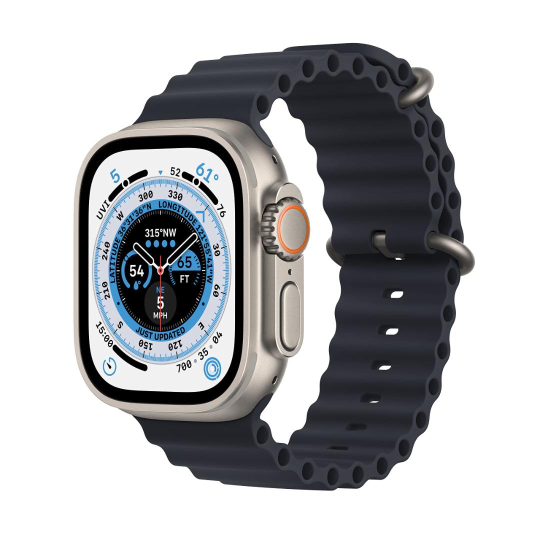 Apple Watch Ultra 1 – Rugged Power on Your Wrist.
49mm Retina Display • Dual-GPS • 36-Hour Battery • Titanium Body • 100m Water Resistance • All-Day Health & Fitness Tracking.