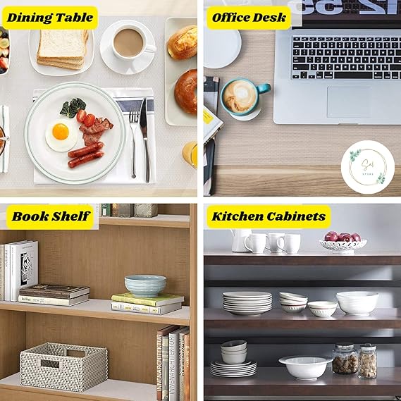 Shelf Liner, Non Slip Shelf Liner for Kitchen Cabinets,Drawers,Shelves,Wide Shelf Liner Non Slip, Drawer Liners Non Adhesive for Kitchen Cabinets,Bedroom Dresser