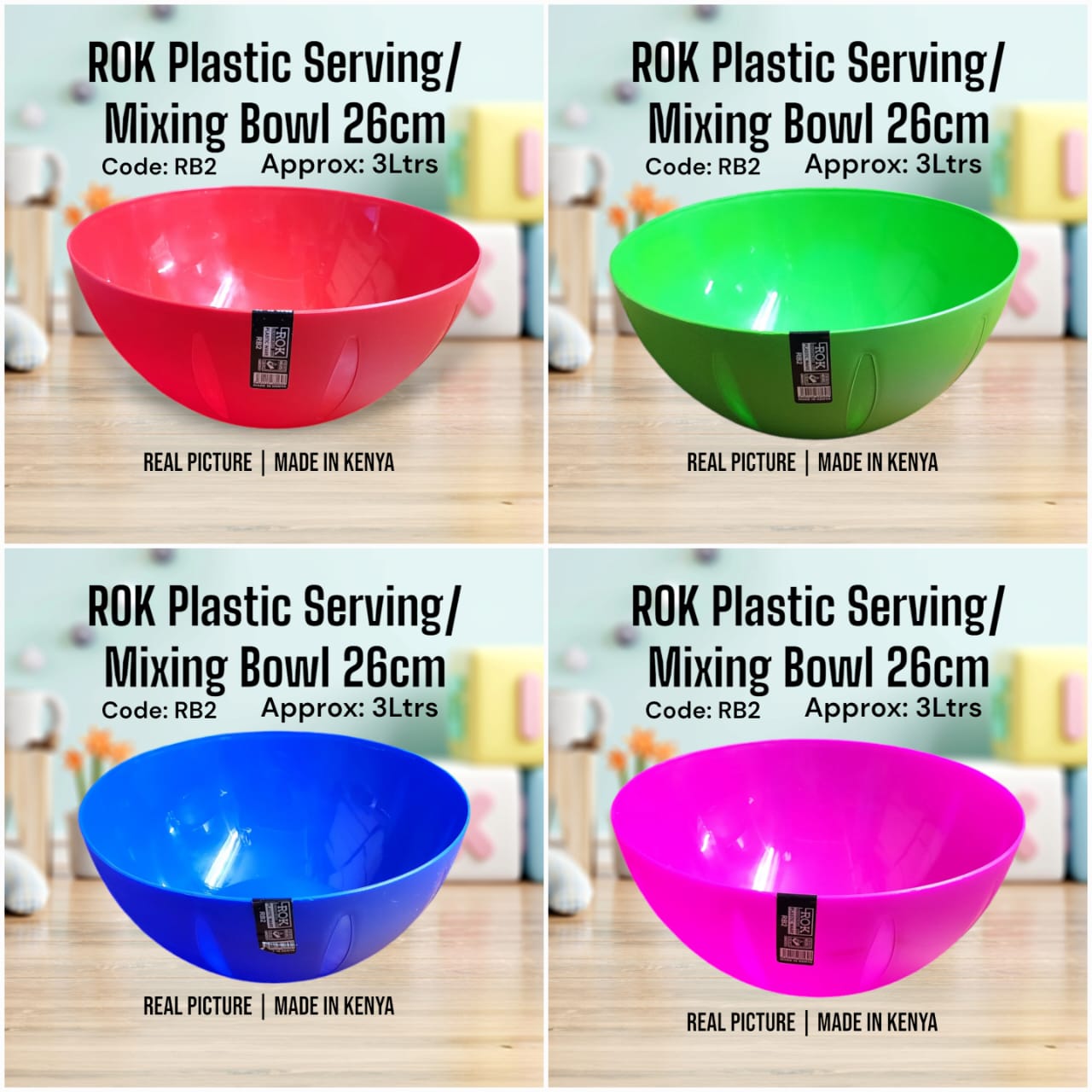 Plastic Serving/Mixing Bowl