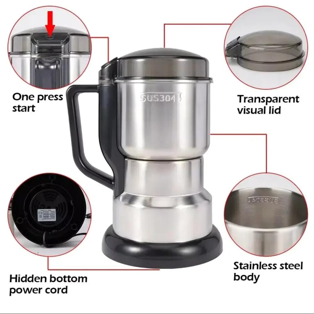 200W High Power Electric Coffee Grinder