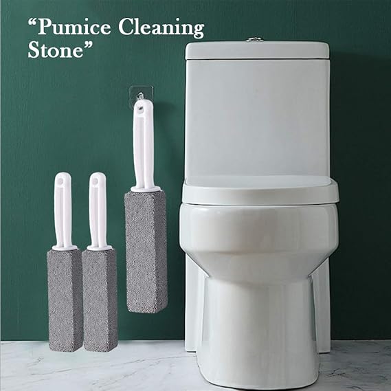 Pumice Stone Toilet Bowl Cleaner, Pumice Stone for Toilet Cleaning, Toilet Pumice Stone with Handle