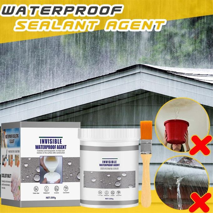 Super Strong Bonding Sealant, Invisible Waterproof Agent for Reliable Leak Repairs, Transparent Waterproof Insulating Adhesive for Wall Repair and Anti-Leak Coating