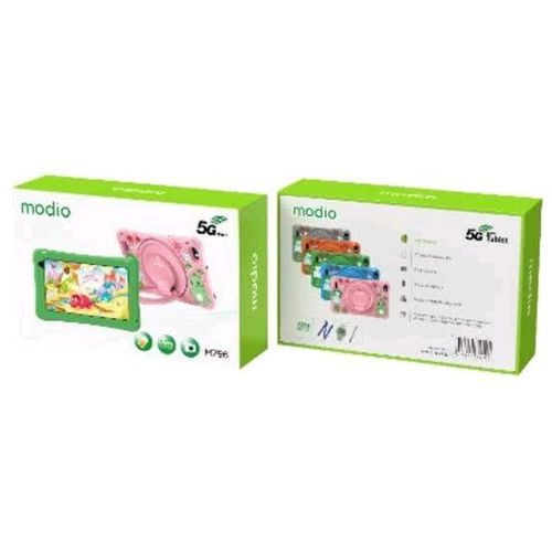 Modio KIDS STUDY TABLETS 256GB/6GB 5G 4000MAH WITH SIMCARD SLOT SILICONE COVER,TOUCH PEN