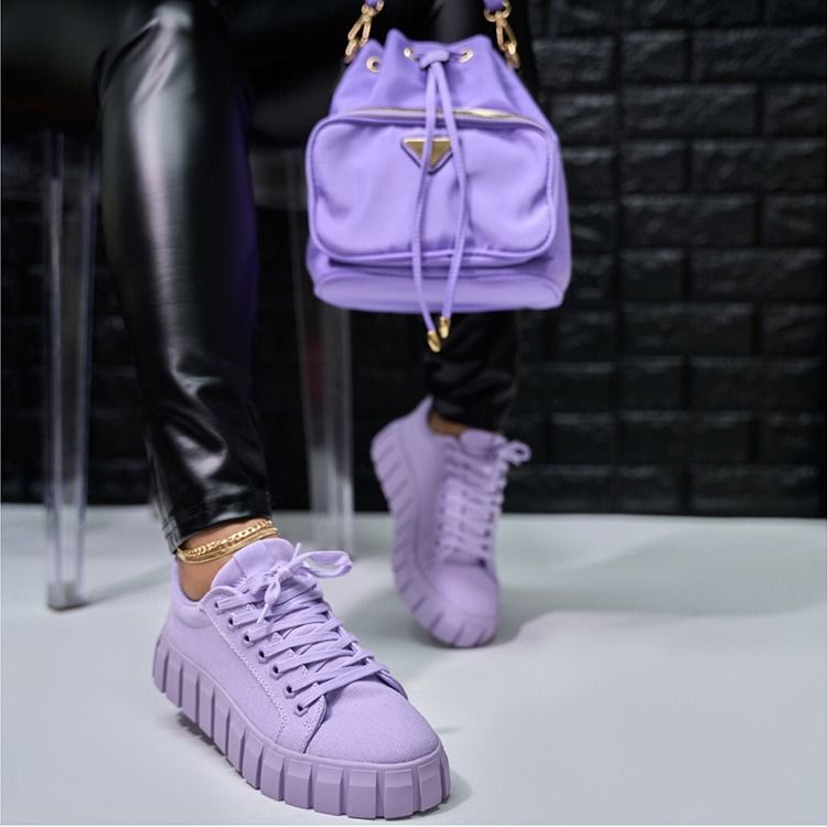 Africa's new cross-border large size foreign trade shoes women's thick sole lace-up casual flat shoes women's shoes Korean version of fashion couple shoes wholesale