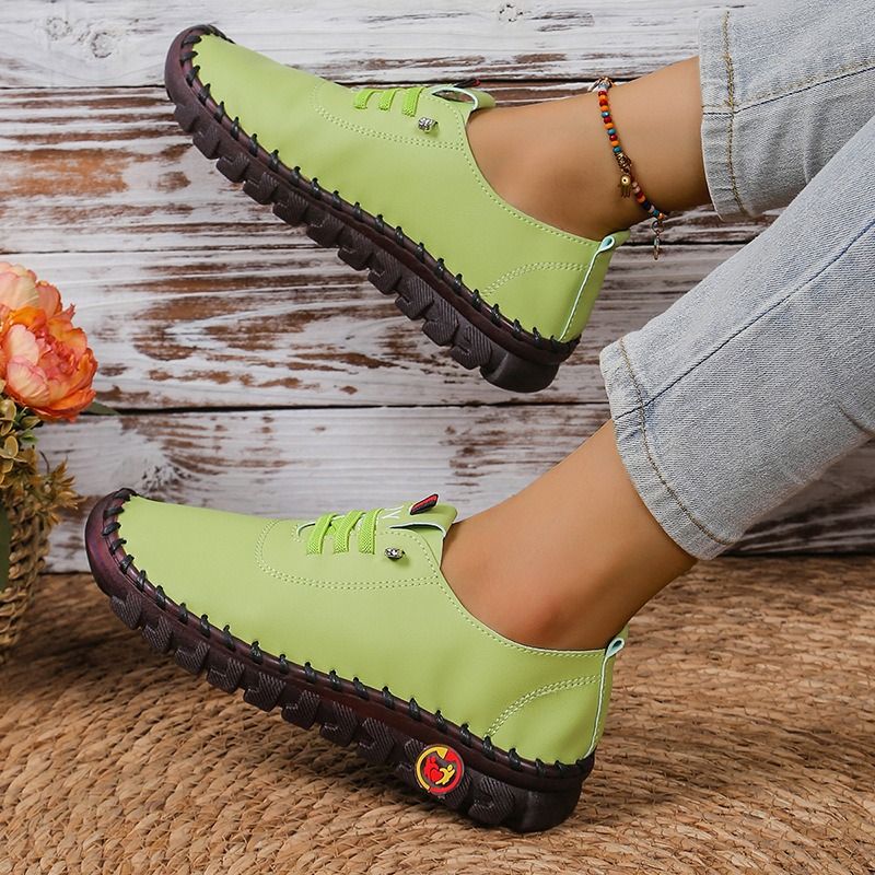 Africa new spring/summer new cross-border soft sole Rome breathable retro casual suture beef tendon sole large size men's and women's single shoes