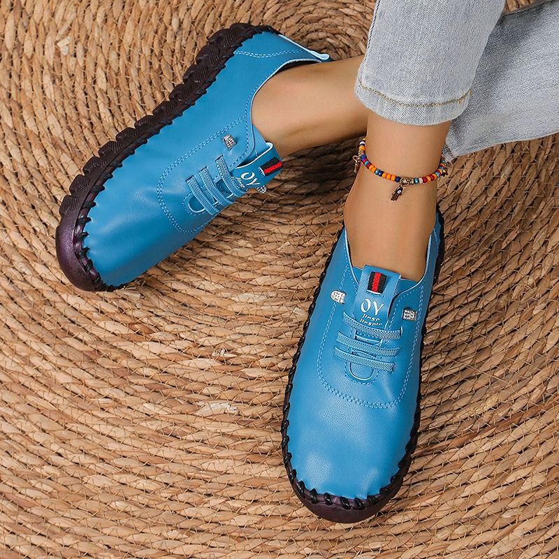 Africa new spring/summer new cross-border soft sole Rome breathable retro casual suture beef tendon sole large size men's and women's single shoes