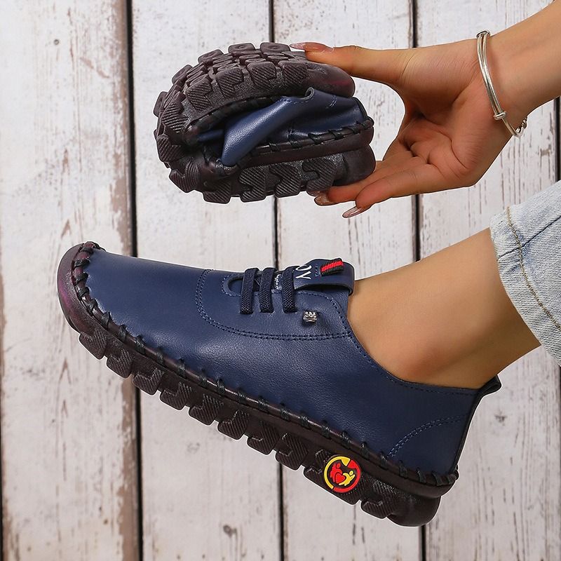 Africa new spring/summer new cross-border soft sole Rome breathable retro casual suture beef tendon sole large size men's and women's single shoes