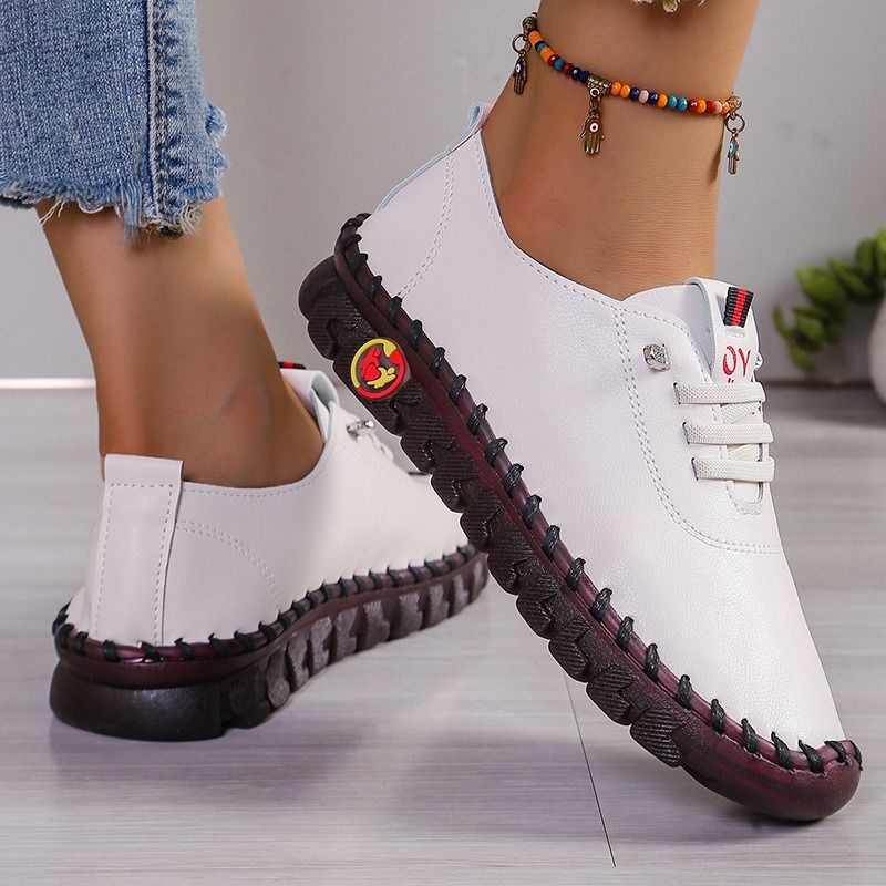 Africa new spring/summer new cross-border soft sole Rome breathable retro casual suture beef tendon sole large size men's and women's single shoes