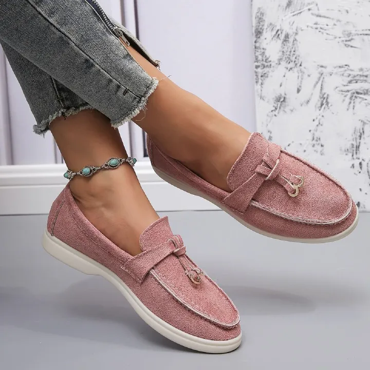 Africa new women Amazon foreign trade explosion 2023 autumn new fashion single shoes all flat comfortable loafers casual shoes women