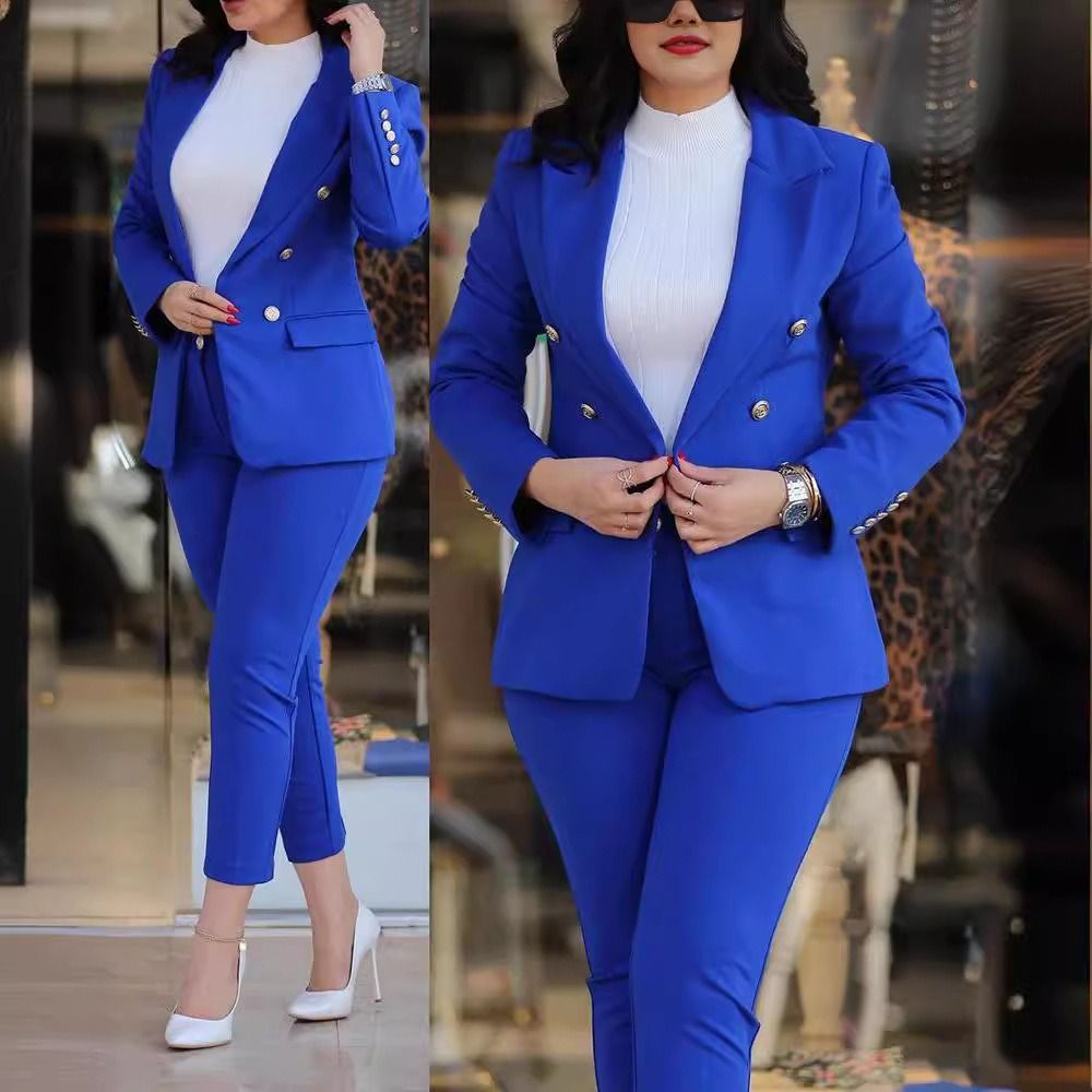 2024 Africa new women new fashion casual professional women's suit set temperament elegant conventional sleeve women's suit set