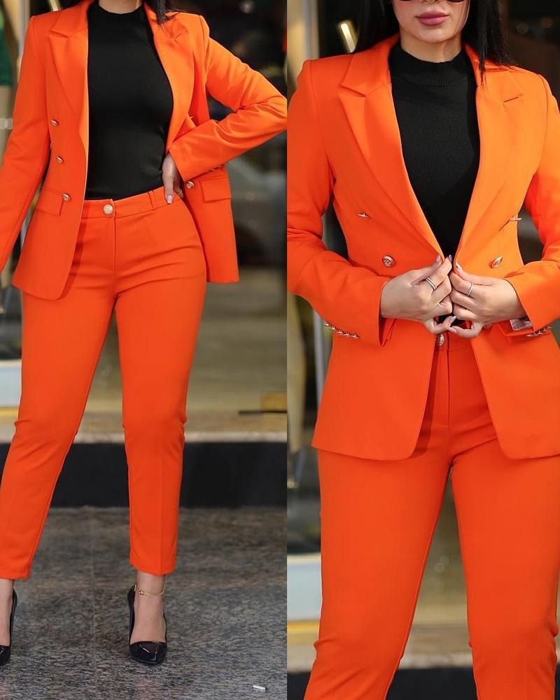 2024 Africa new women new fashion casual professional women's suit set temperament elegant conventional sleeve women's suit set