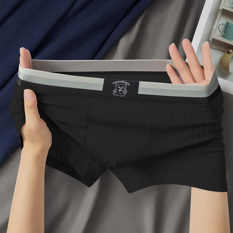 Africa new men's underwear men's pure cotton boxers breathable boxers high-grade trend shorts personality boys pants