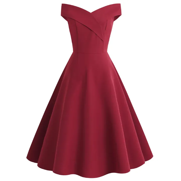 2025 African European American Evening Dress Women's One-shoulder Cocktail Party Dress Solid Color Pattern Printing Technique Simple Elegant Soft Comfortable Elegant Style