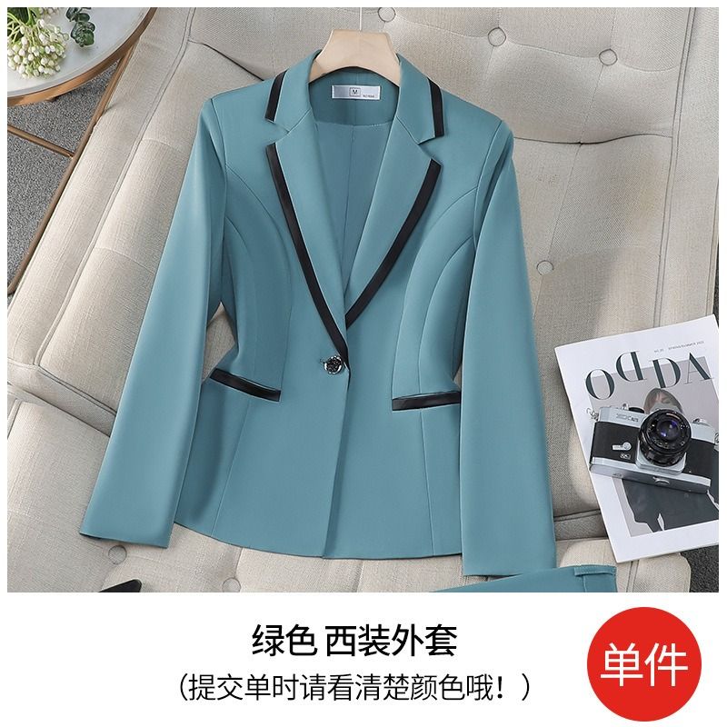 2025 African European Formal Women's Professional Wear Stylish Western Suit Sets Korean Style Slim-fit Elegant Suitable College Students High-end Office Work Wear Intellectual Commuting Elegant