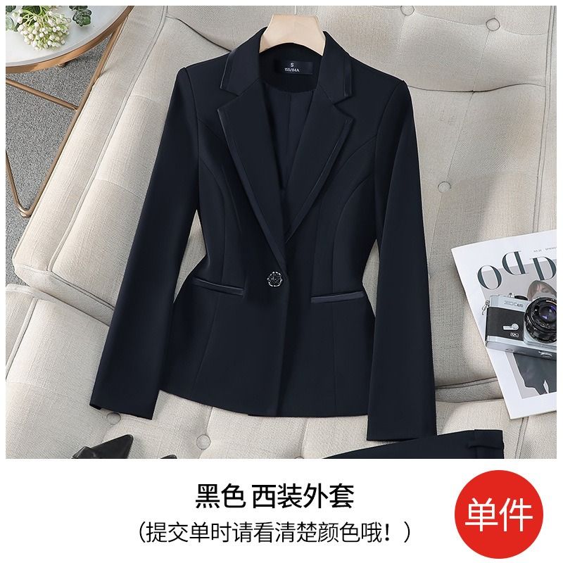 2025 African European Formal Women's Professional Wear Stylish Western Suit Sets Korean Style Slim-fit Elegant Suitable College Students High-end Office Work Wear Intellectual Commuting Elegant