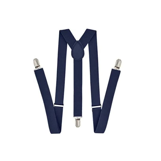 quality Men women Adjustable Suspenders– Elastic Y-Shape Braces with Strong Metal Clips, Stylish Formal Accessory for Weddings, Parties, Tuxedos & Business Outfits