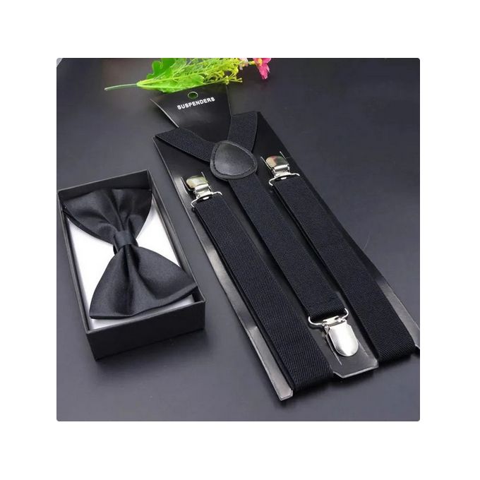 quality Men women Adjustable Suspenders– Elastic Y-Shape Braces with Strong Metal Clips, Stylish Formal Accessory for Weddings, Parties, Tuxedos & Business Outfits