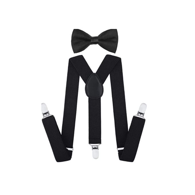 quality Men women Adjustable Suspenders– Elastic Y-Shape Braces with Strong Metal Clips, Stylish Formal Accessory for Weddings, Parties, Tuxedos & Business Outfits