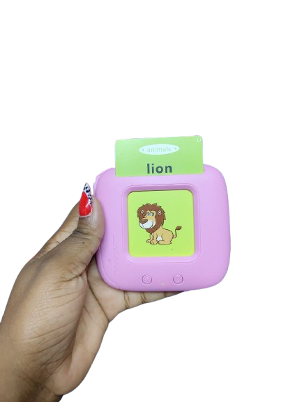 Interactive Toddler Learning Card Reader – Educational Talking Flash Cards Toy for Kids Ages 2–5 | Alphabet, Numbers, Animals, Colors & Words Early Education Speech Development Toy