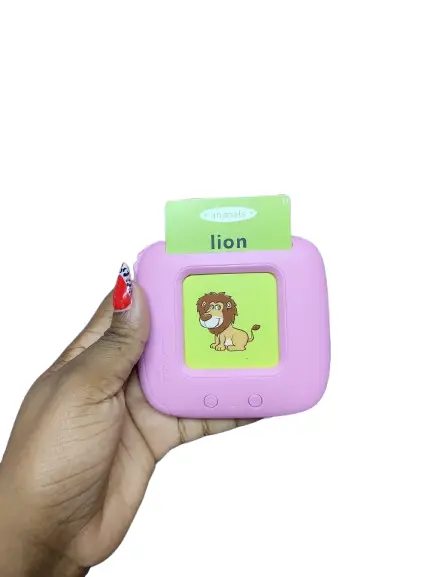 Interactive Toddler Learning Card Reader – Educational Talking Flash Cards Toy for Kids Ages 2–5 | Alphabet, Numbers, Animals, Colors & Words Early Education Speech Development Toy