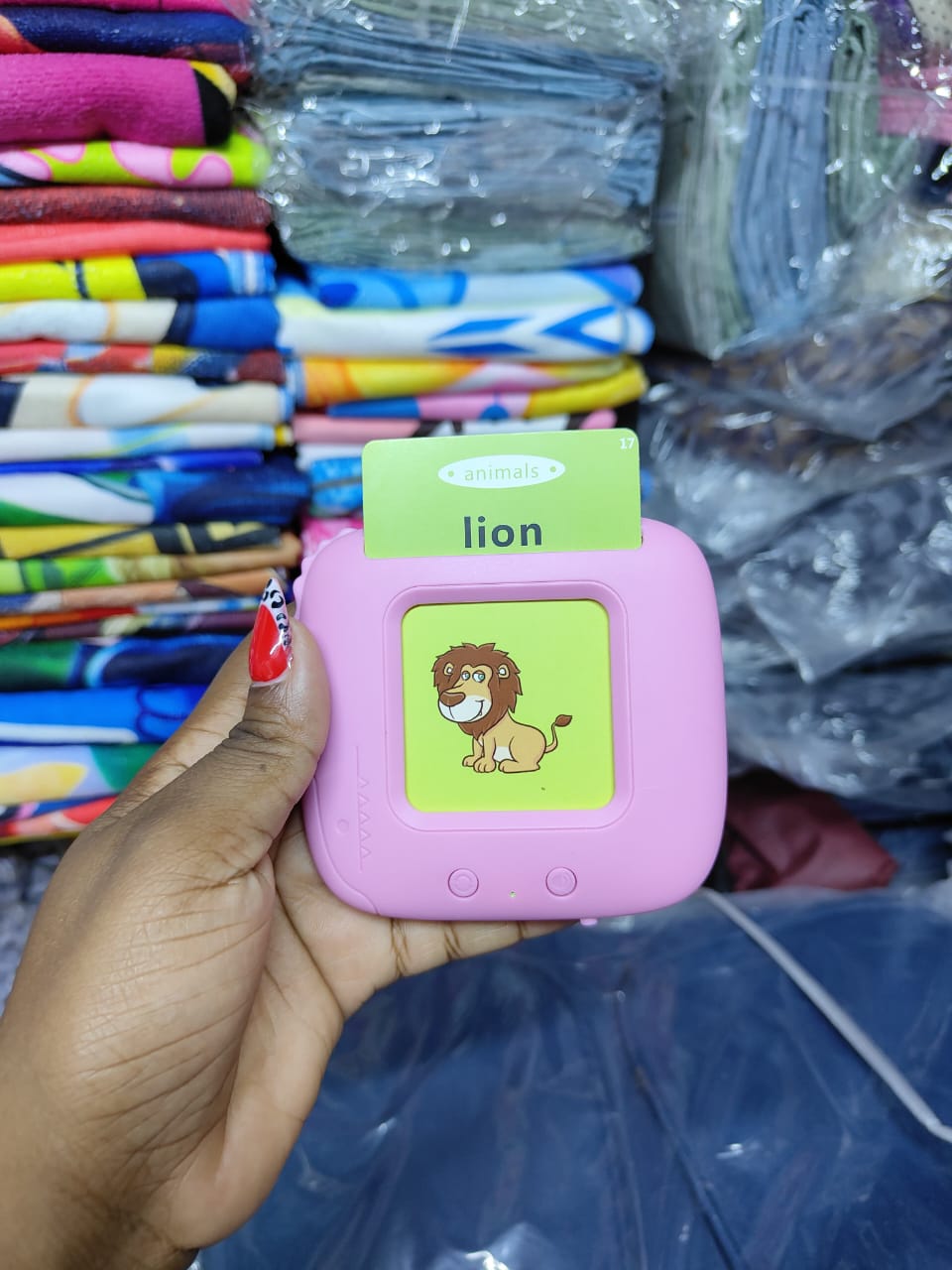 Interactive Toddler Learning Card Reader – Educational Talking Flash Cards Toy for Kids Ages 2–5 | Alphabet, Numbers, Animals, Colors & Words Early Education Speech Development Toy