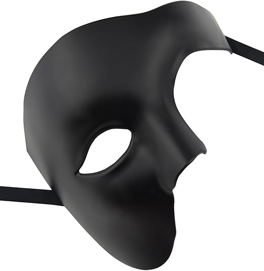 Masquerade Cosplay Masks Fashion Creative Phantom Half Face Mask Carnival Costume Props Halloween Party Anonymous Face Opera one eyed masquerade mask