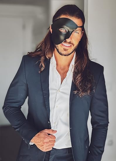 Masquerade Cosplay Masks Fashion Creative Phantom Half Face Mask Carnival Costume Props Halloween Party Anonymous Face Opera one eyed masquerade mask