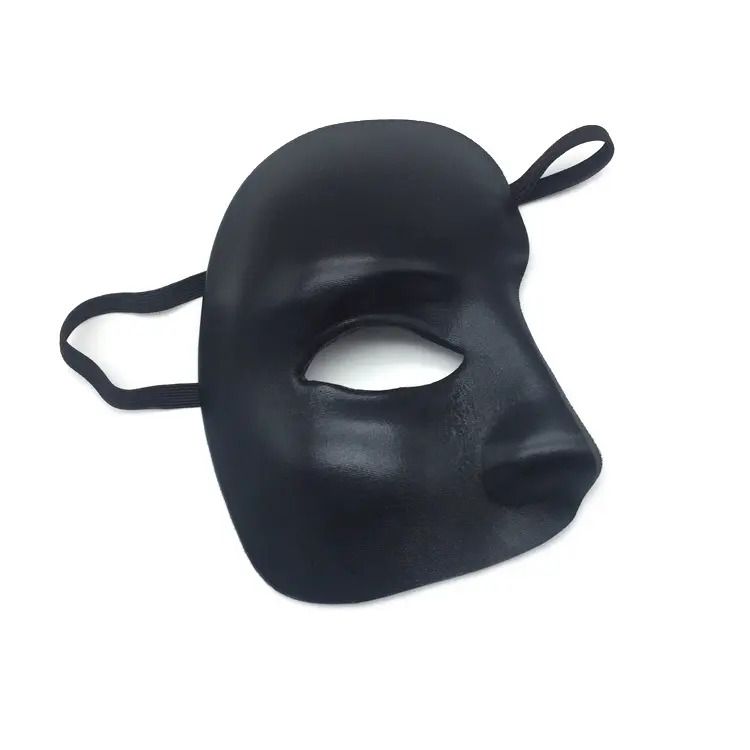 Masquerade Cosplay Masks Fashion Creative Phantom Half Face Mask Carnival Costume Props Halloween Party Anonymous Face.Masquerade Cosplay Masks Fashion Creative Phantom Half Face Mask Carnival Costume