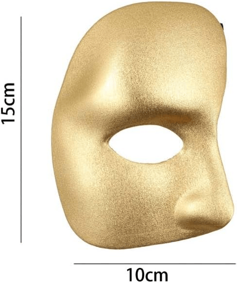 Masquerade Cosplay Masks Fashion Creative Phantom Half Face Mask Carnival Costume Props Halloween Party Anonymous Face.Masquerade Cosplay Masks Fashion Creative Phantom Half Face Mask Carnival Costume