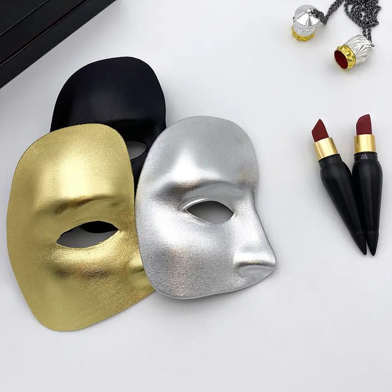 Masquerade Cosplay Masks Fashion Creative Phantom Half Face Mask Carnival Costume Props Halloween Party Anonymous Face.Masquerade Cosplay Masks Fashion Creative Phantom Half Face Mask Carnival Costume