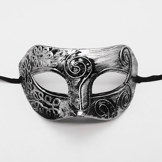 Vintage Greek Roman party Masquerade Masks Halloween Masquerade Carnival Antique Half Face MaskCarved Venetian Mask Rome Men and women Party Mask Halloween Masks for Adults Antique Mould.party mask