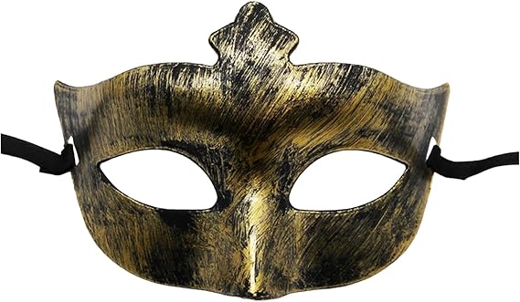 Vintage Greek Roman party Masquerade Masks Halloween Masquerade Carnival Antique Half Face MaskCarved Venetian Mask Rome Men and women Party Mask Halloween Masks for Adults Antique Mould.party