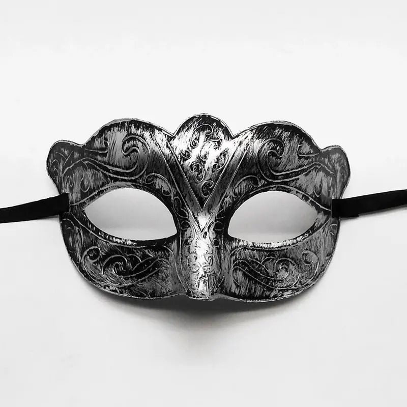 Vintage Greek Roman party Masquerade Masks Halloween Masquerade Carnival Antique Half Face MaskCarved Venetian Mask Rome Men and women Party Mask Halloween Masks for Adults Antique Mould.party