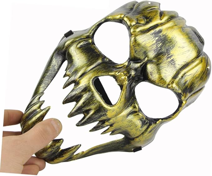 Horror  Skull Face Mask masquerade Party Mask Halloween Plated Mask Halloween Mask Scary Halloween Mask Mask Masquerade Masks Cloud Plush  Halloween Party Decorations Prom Clothing