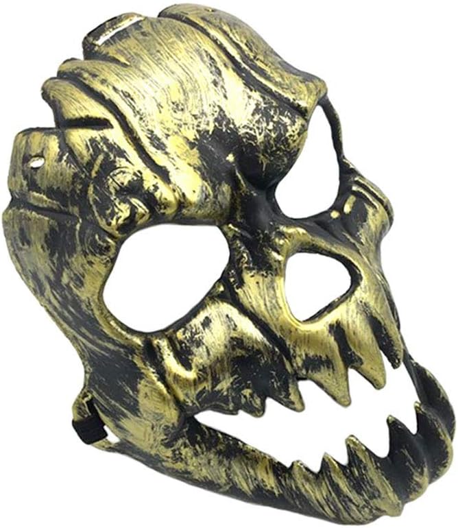 Horror  Skull Face Mask masquerade Party Mask Halloween Plated Mask Halloween Mask Scary Halloween Mask Mask Masquerade Masks Cloud Plush  Halloween Party Decorations Prom Clothing