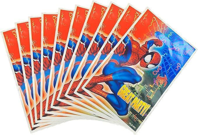 Marvel Spiderman Theme Tableware Set for Birthday Holiday Parties Cross-Border Paper Plate Cup Paper Towel. Procos - S Spider Man Crime Fighter Party Set,Piece Set,Plates,Cups, Napkins,party plates.