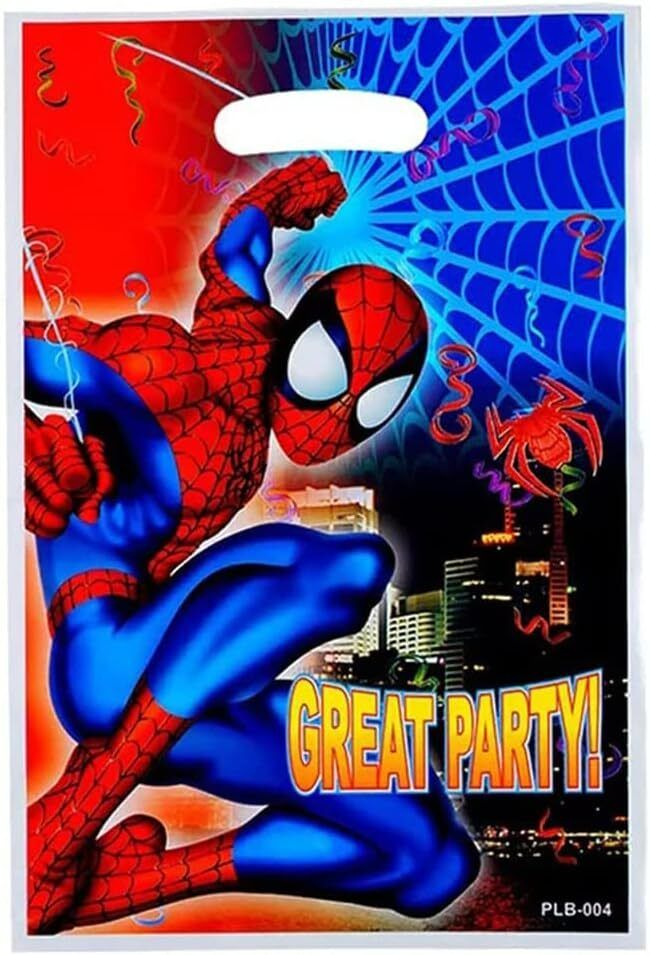 Marvel Spiderman Theme Tableware Set for Birthday Holiday Parties Cross-Border Paper Plate Cup Paper Towel. Procos - S Spider Man Crime Fighter Party Set,Piece Set,Plates,Cups, Napkins,party plates.