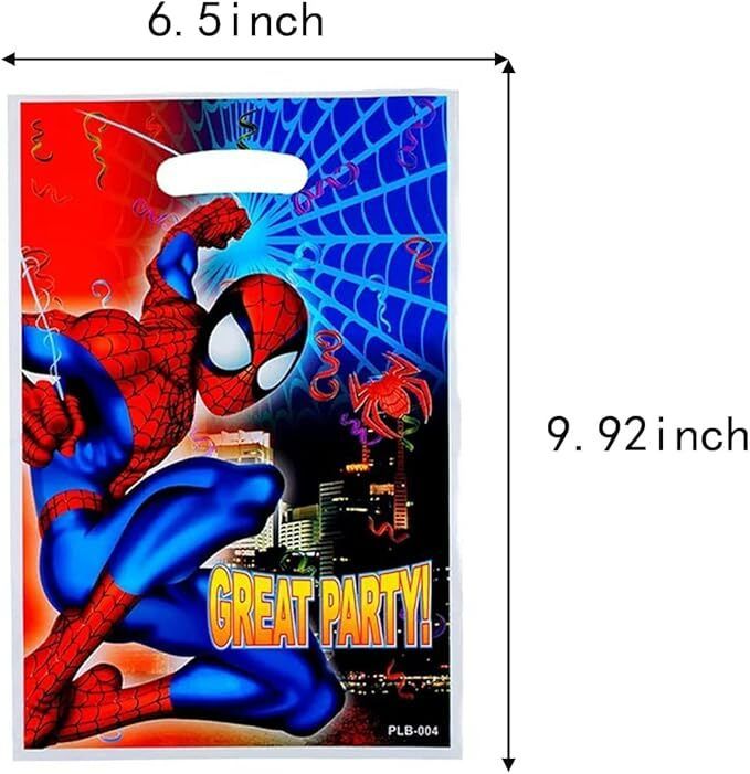 Marvel Spiderman Theme Tableware Set for Birthday Holiday Parties Cross-Border Paper Plate Cup Paper Towel. Procos - S Spider Man Crime Fighter Party Set,Piece Set,Plates,Cups, Napkins,party plates.