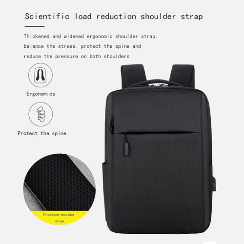 Laptop Backpack  Business Slim Durable Travel Backpacks with USB Charging Port, College Computer Bag Gifts for Men and Women Fits Notebook Note: No Power Bank Included.