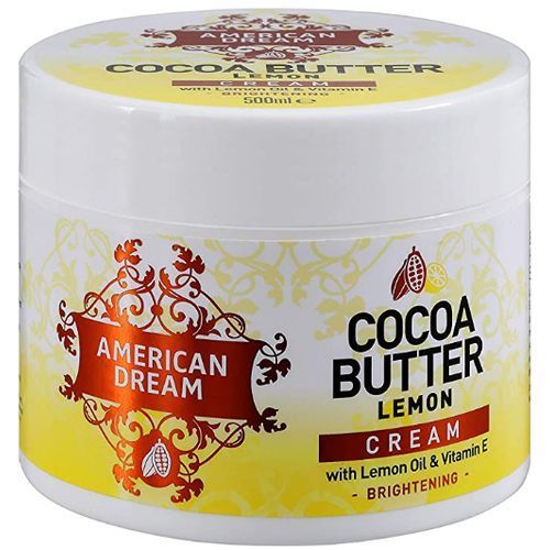 American Dream Cocoa Butter Lemon Brightening Cream.